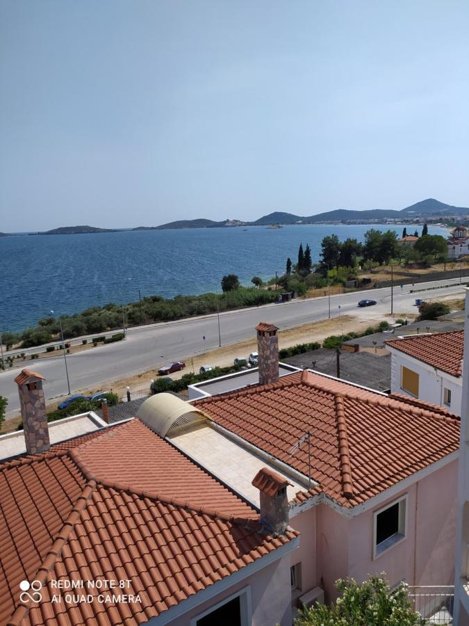 Port View House-Comfy Family Apartment-Panoramic View Néa Péramos Extérieur photo