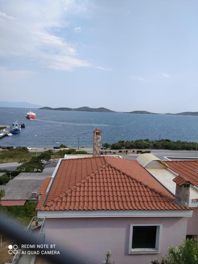 Port View House-Comfy Family Apartment-Panoramic View Néa Péramos Extérieur photo